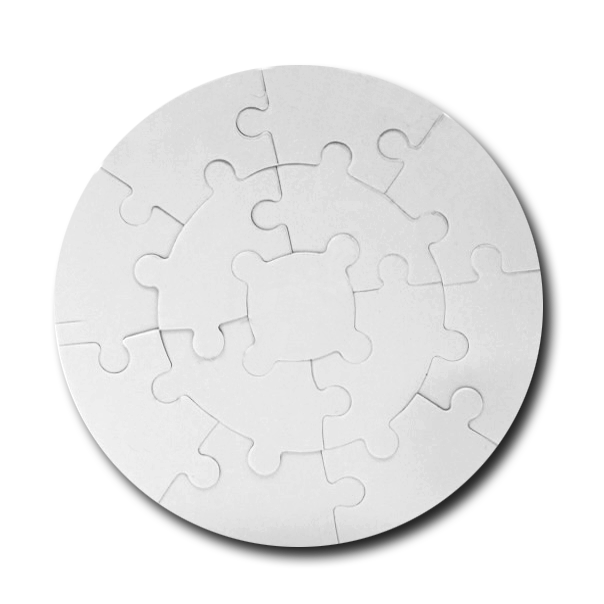 Пазл круглый